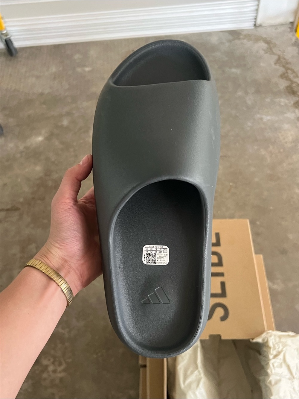 Adidas Men's Slate Grey YZY Slide